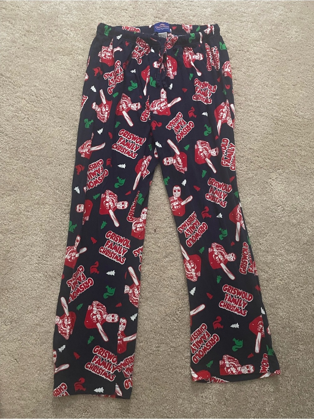 Christmas Vacation Men’s PJ bottoms Size L